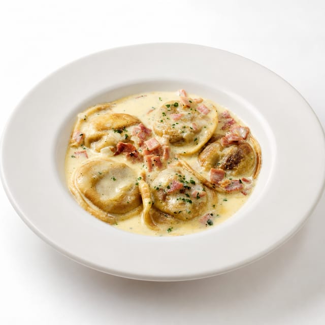 Porcini Ravioli.