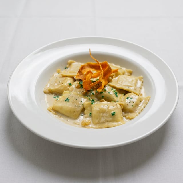Butternut Squash Ravioli.